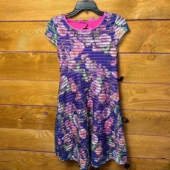GIRLS‎ IRIS AND IVY PURPLE DRESS SIZE 16 - Picture 1 of 7